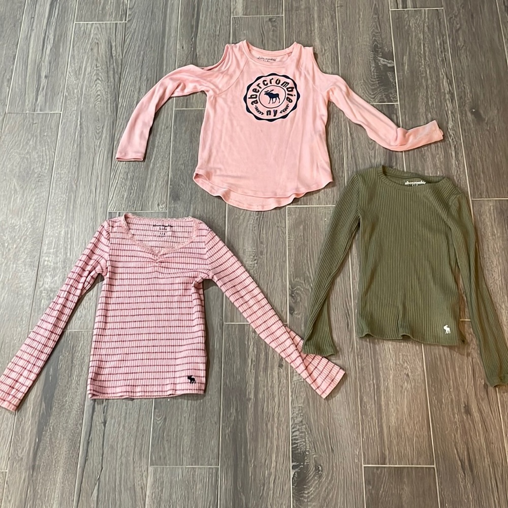 Girls Abercrombie Long Sleeve Tops